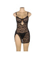 Subblime Babydoll in Pizzo Nero S/M – Spalline Regolabili