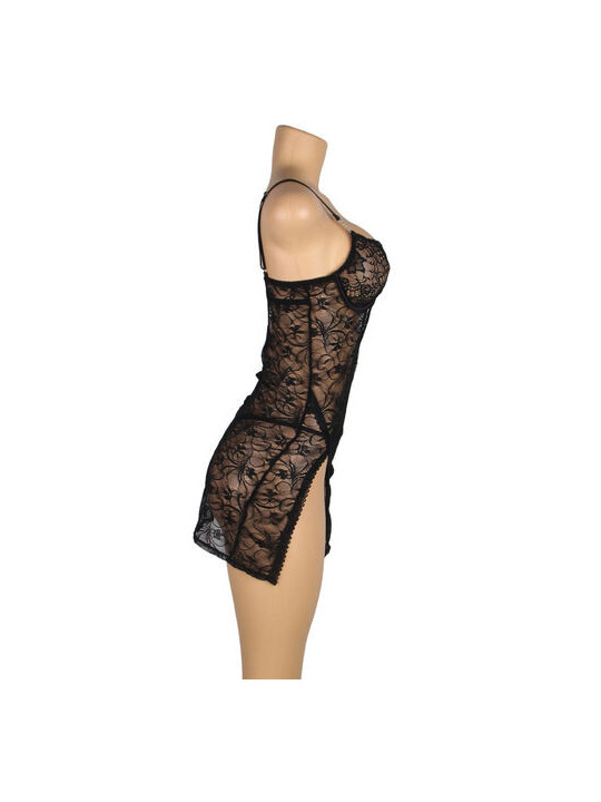 Subblime Babydoll in Pizzo Nero S/M – Spalline Regolabili