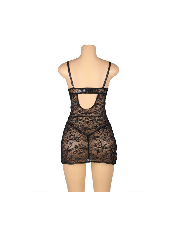 Subblime Babydoll in Pizzo Nero S/M – Spalline Regolabili