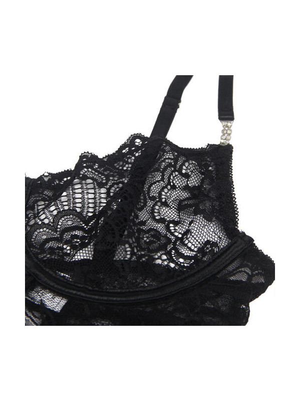 Subblime Babydoll in Pizzo Nero S/M – Spalline Regolabili