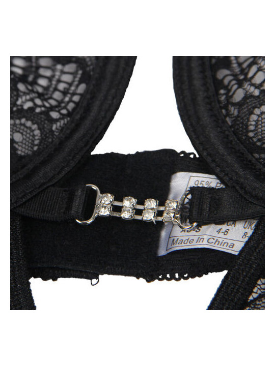 Subblime Babydoll in Pizzo Nero S/M – Spalline Regolabili