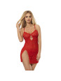 Subblime Babydoll in Pizzo Rosso S/M – Spalline Regolabili