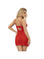 Subblime Babydoll in Pizzo Rosso S/M – Spalline Regolabili