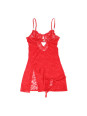 Subblime Babydoll in Pizzo Rosso S/M – Spalline Regolabili
