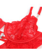Subblime Babydoll in Pizzo Rosso S/M – Spalline Regolabili