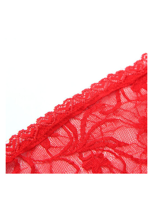 Subblime Babydoll in Pizzo Rosso S/M – Spalline Regolabili
