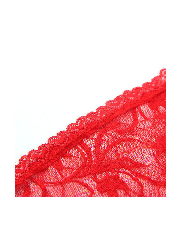 Subblime Babydoll in Pizzo Rosso S/M – Spalline Regolabili