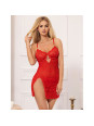 Subblime Babydoll in Pizzo Rosso S/M – Spalline Regolabili