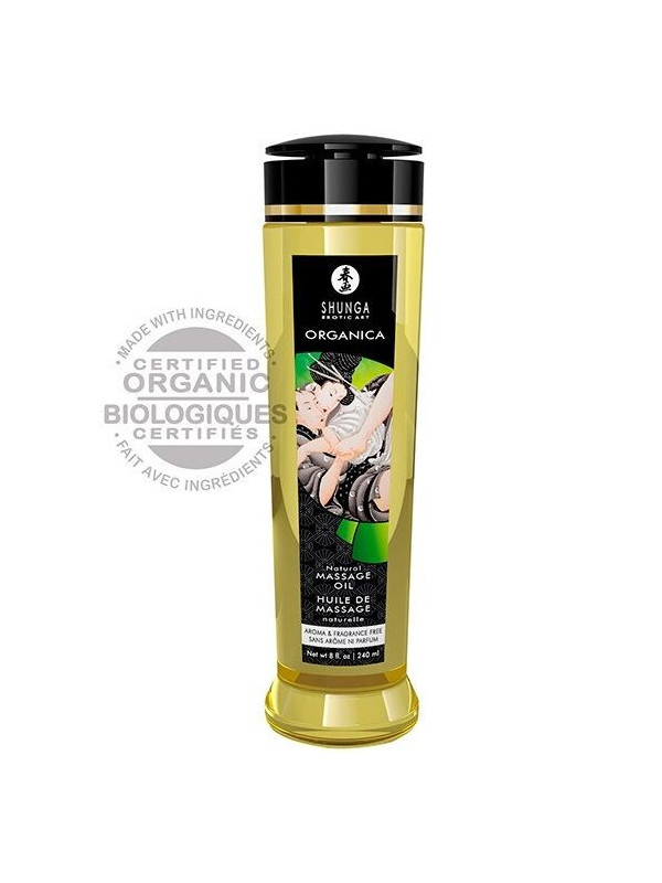 SHUNGA - OLIO DA MASSAGGIO BIOLOGICO NATURALE 240 ML
