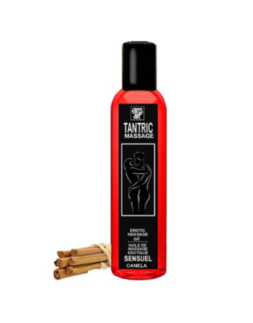 EROS-ART - OLIO DA MASSAGGIO TANTRICO NATURALE E CANNELLA AFRODISIACA 30 ML