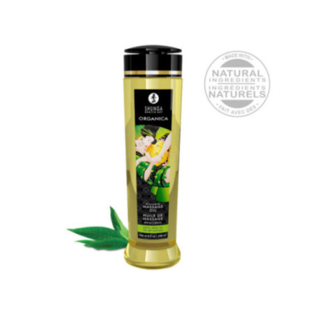 SHUNGA - OLIO DA MASSAGGIO BIOLOGICO TÈ VERDE 240 ML