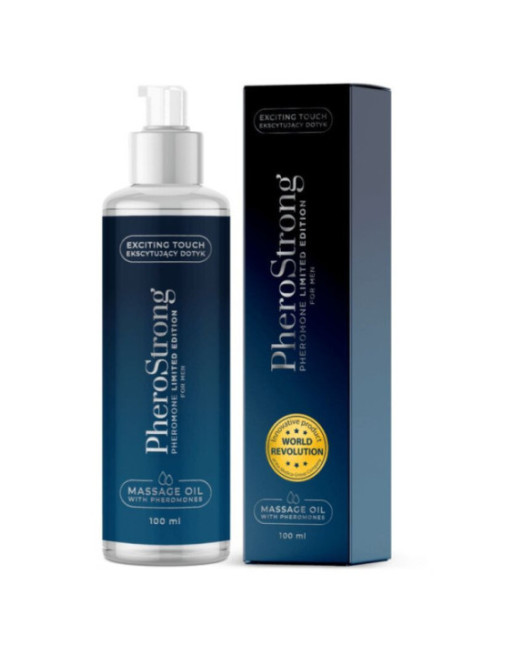 PHEROSTRONG - OLIO DA MASSAGGIO EDIZIONE LIMITATA PER UOMINI 100 ML