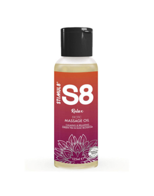 STIMUL8 - S8 RELAX OLIO PER MASSAGGI AL TÈ VERDE 125 ML