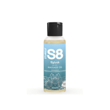 STIMUL8 - S8 REFRESH OLIO DA MASSAGGIO EROTICO IN COTONE 50 ML