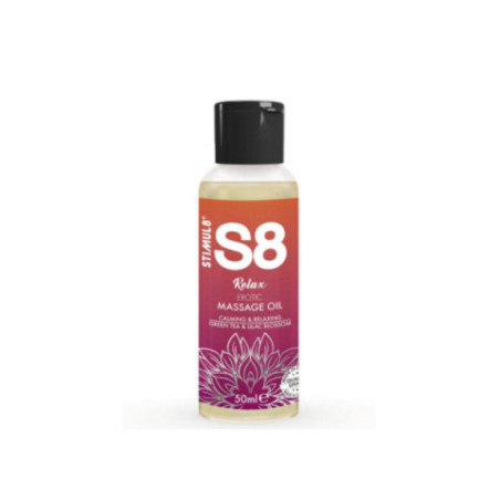 STIMUL8 - S8 RELAX OLIO PER MASSAGGIO EROTICO TÈ VERDE 50 ML