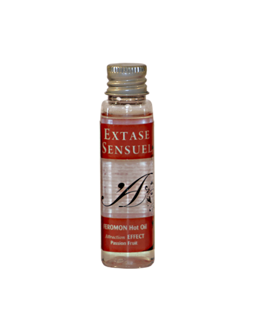 EXTASE SENSUAL - OLIO DA MASSAGGIO EFFETTO CALORE AI FEROMONI DEL FRUTTO DELLA PASSIONE DA VIAGGIO 35 ML
