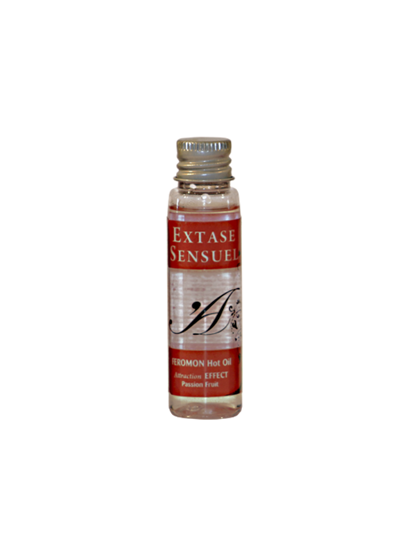 EXTASE SENSUAL - OLIO DA MASSAGGIO EFFETTO CALORE AI FEROMONI DEL FRUTTO DELLA PASSIONE DA VIAGGIO 35 ML