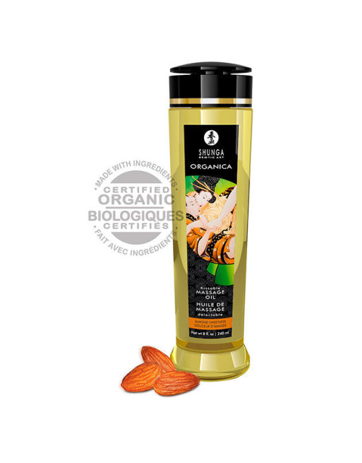 SHUNGA - OLIO DA MASSAGGIO ALLE MANDORLE BIOLOGICO 240 ML