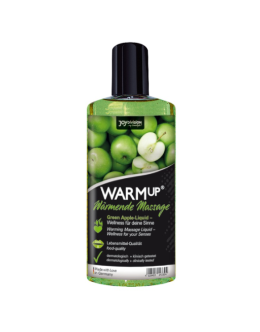 JOYDIVISION WARMUP - OLIO DA MASSAGGIO RISCALDANTE ALLA MELA VERDE - 150 ML