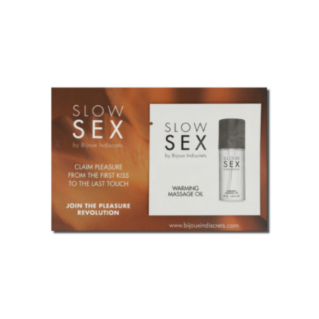 BIJOUX - OLIO DA MASSAGGIO SESSO LENTO EFFETTO CALORE 2 ML