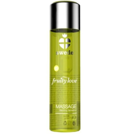 SWEDE - FRUITY LOVE OLIO DA MASSAGGIO EFFETTO RISCALDANTE VANIGLIA E PERA ORO 60 ML