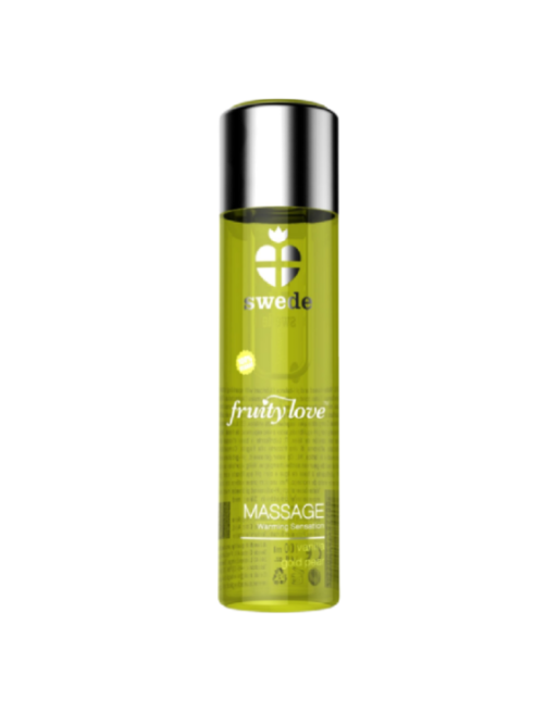 SWEDE - FRUITY LOVE OLIO DA MASSAGGIO EFFETTO RISCALDANTE VANIGLIA E PERA ORO 120 ML