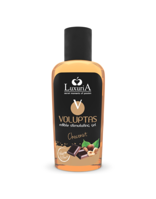 INTIMATELINE LUXURIA - VOLUPTAS GEL DA MASSAGGIO ALIMENTARE EFFETTO RISCALDANTE - CIOCCOLATO 100 ML