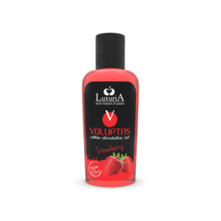 INTIMATELINE LUXURIA - VOLUPTAS GEL DA MASSAGGIO ALIMENTARE EFFETTO RISCALDANTE - FRAGOLA 100 ML