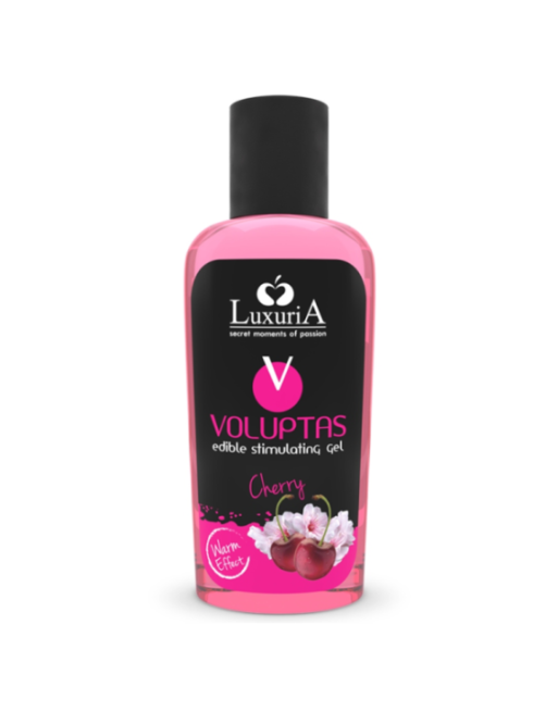 INTIMATELINE LUXURIA - VOLUPTAS GEL DA MASSAGGIO ALIMENTARE EFFETTO RISCALDANTE - CILIEGIA 100 ML