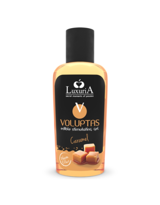 INTIMATELINE LUXURIA - VOLUPTAS GEL DA MASSAGGIO ALIMENTARE EFFETTO RISCALDANTE - CARAMEL 100 ML