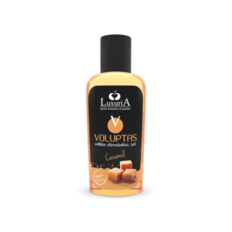 INTIMATELINE LUXURIA - VOLUPTAS GEL DA MASSAGGIO ALIMENTARE EFFETTO RISCALDANTE - CARAMEL 100 ML
