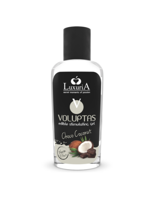 INTIMATELINE LUXURIA - VOLUPTAS GEL DA MASSAGGIO ALIMENTARE EFFETTO RISCALDANTE - COCCO E CREMA 100 ML