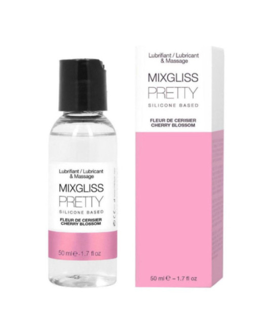 MIXGLISS - LUBRIFICANTE AL SILICONE PRETTY FIORE DI CILIEGIO 50 ML