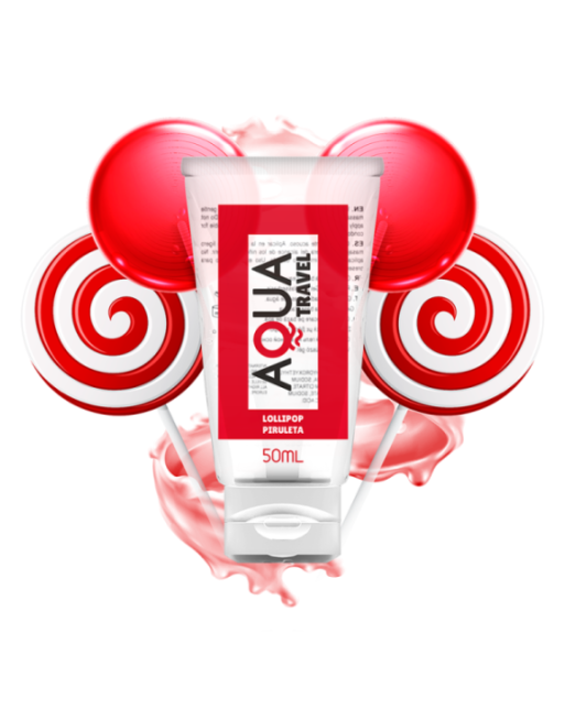 AQUA TRAVEL - LUBRIFICANTE A BASE ACQUOSA GUSTO LOLLIPOP - 50 ML