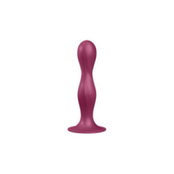 SATISFYER - DILDO IN SILICONE DOPPIA PALLA GRANATO
