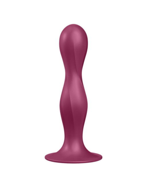 SATISFYER - DILDO IN SILICONE DOPPIA PALLA GRANATO
