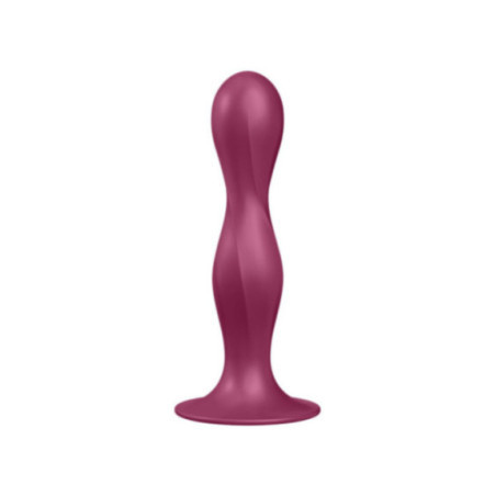 SATISFYER - DILDO IN SILICONE DOPPIA PALLA GRANATO