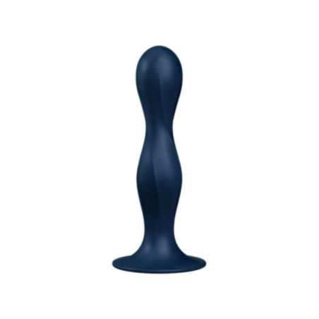 SATISFYER - DILDO IN SILICONE DOPPIA SFERA BLU