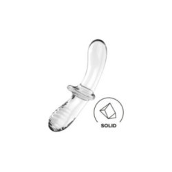 SATISFYER - DILDO DOPPIO CRISTALLO TRASPARENTE