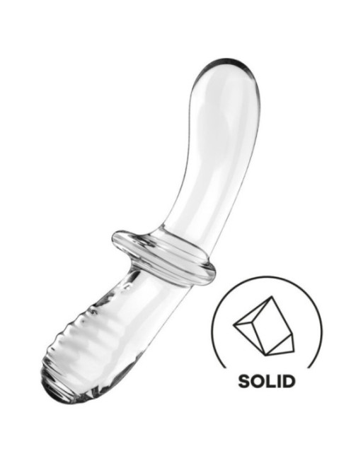 SATISFYER - DILDO DOPPIO CRISTALLO TRASPARENTE