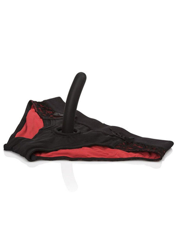 CALEXOTICS - SCANDAL SET DI MUTANDINE ROSSE CON DILDO TAGLIA L/XL