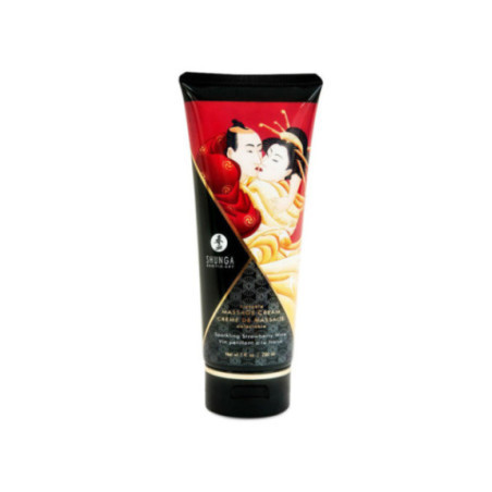 SHUNGA - CREMA DA MASSAGGIO FRAGOLA E CAVA 200 ML