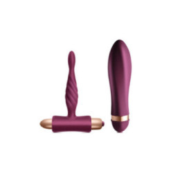 CLIMAXIMUM - KIT SFIDA VIBRATORE TWISTED + PLUG ANALE PER PRINCIPIANTI