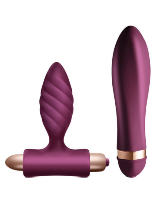 CLIMAXIMUM - DESIRE KIT VIBRATORE TWISTED + PLUG ANALE