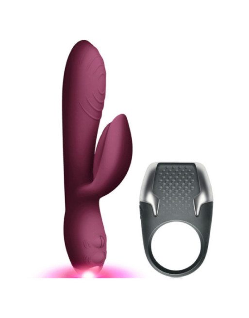 CLIMAXIMUM - LAMOUR KIT VIBRATORE CONIGLIO + ANELLO PER IL PENE A LED