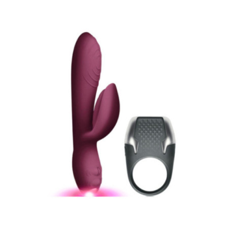 CLIMAXIMUM - LAMOUR KIT VIBRATORE CONIGLIO + ANELLO PER IL PENE A LED
