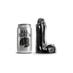 ALL BLACK - DILDO REALISTICO 13 CM