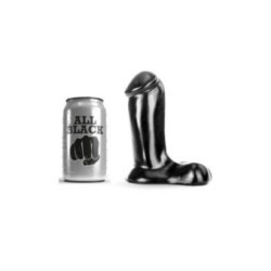 ALL BLACK - DILDO REALISTICO 14 CM