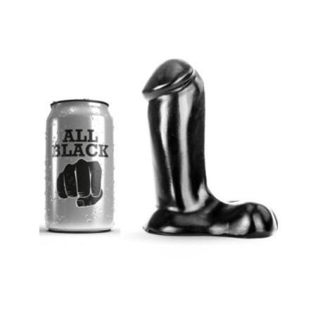 ALL BLACK - DILDO REALISTICO 14 CM