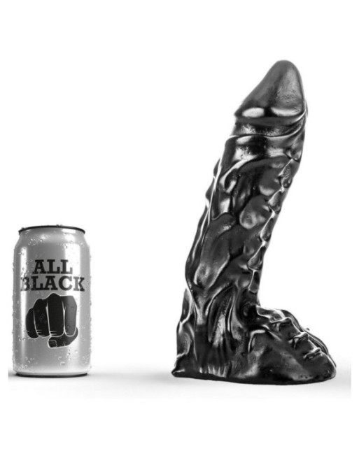 ALL BLACK - DILDO 23 CM